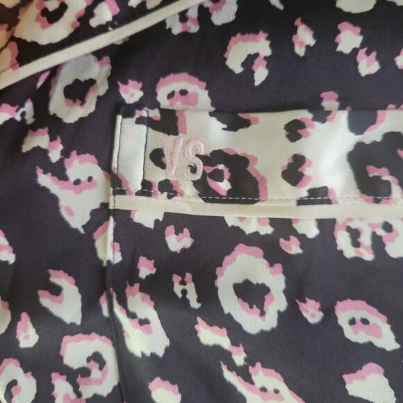 Victoria’s Secret Pijama Top Blouse Long Sleeve Size Medium - Picture 5 of 7